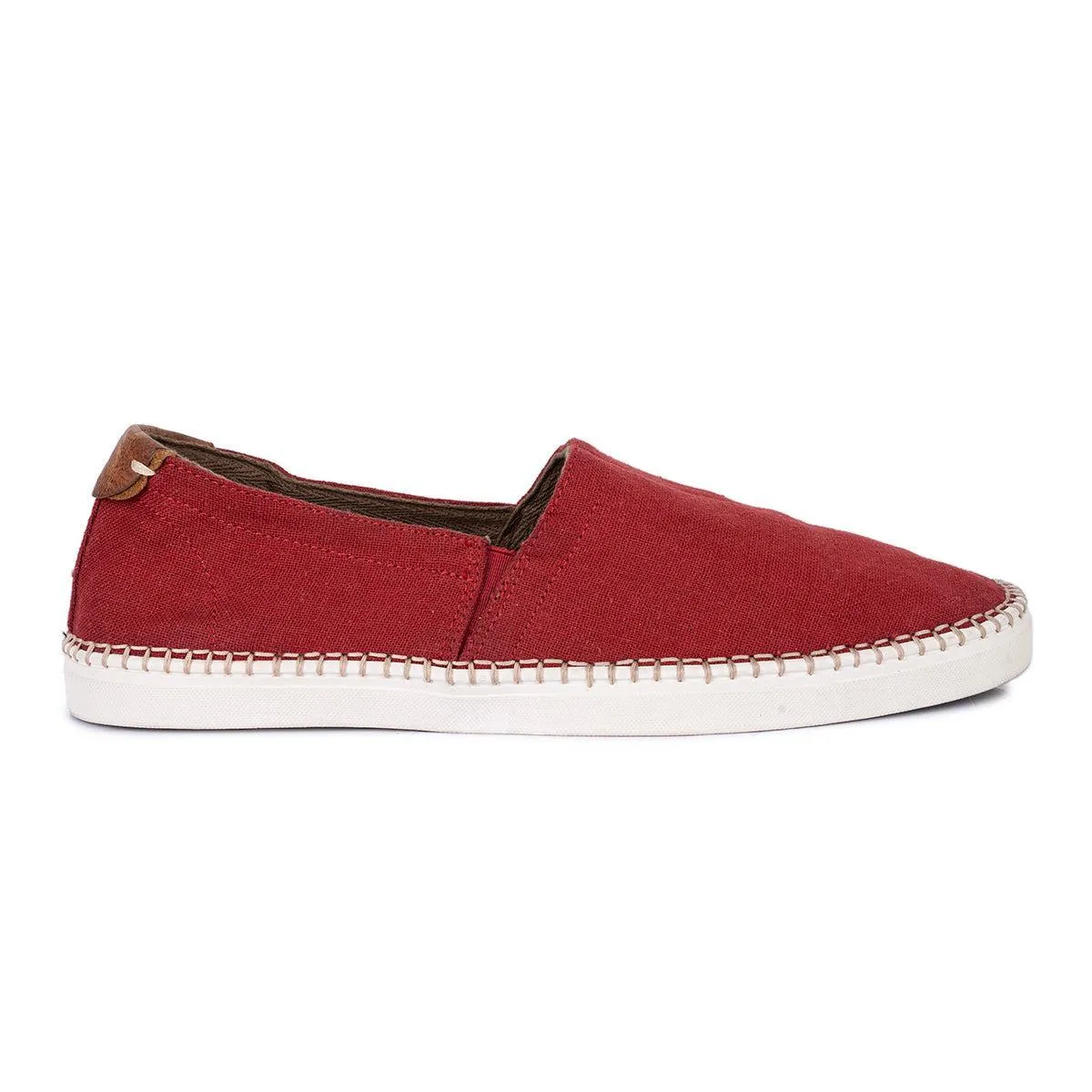 Aldo Slipon Espadrilles Fabric Red Colour For Men