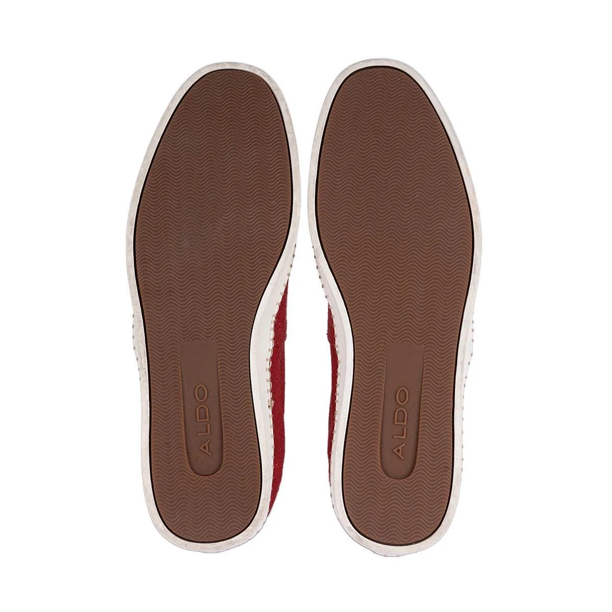 Aldo Slipon Espadrilles Fabric Red Colour For Men