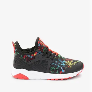 Black Marvel® Avengers Elastic Lace Trainers (Older Boys)