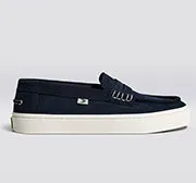 CAJU Loafer Navy Suede Men