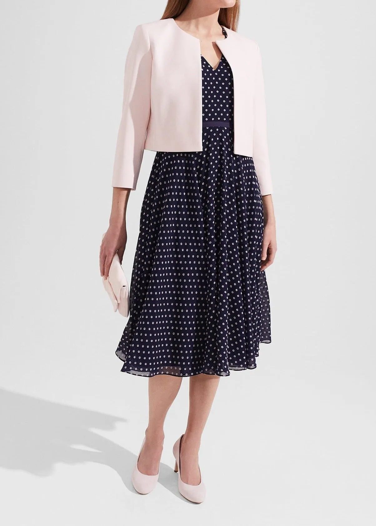 Celia Dress 0223/5854/9045l00 Navy-Pale-Pink