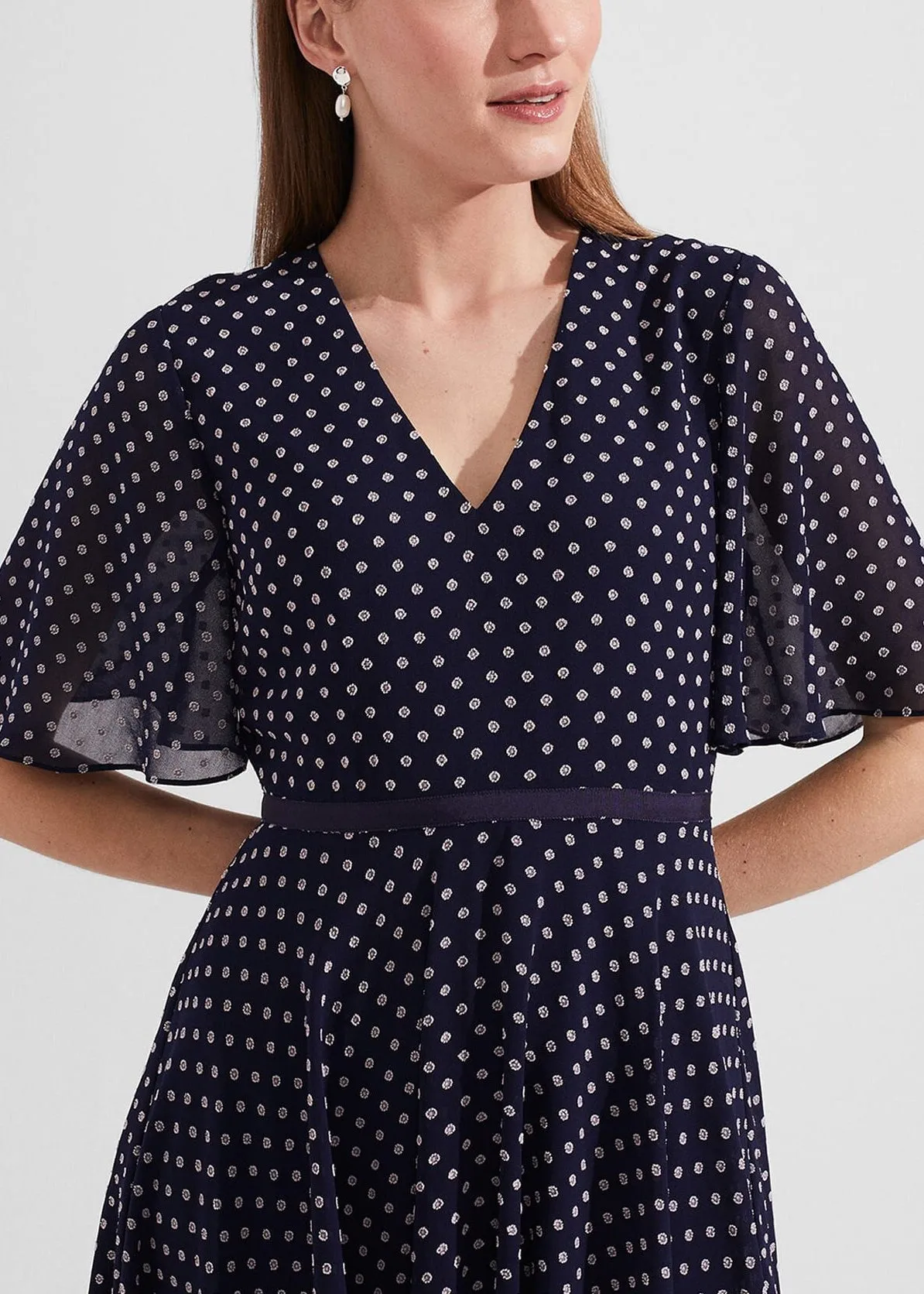 Celia Dress 0223/5854/9045l00 Navy-Pale-Pink