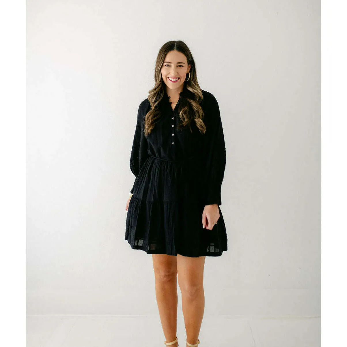 Cleobella Meadow Mini Dress in Black