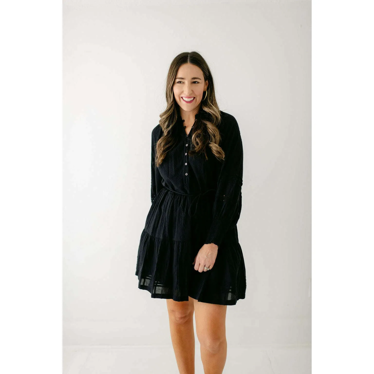 Cleobella Meadow Mini Dress in Black