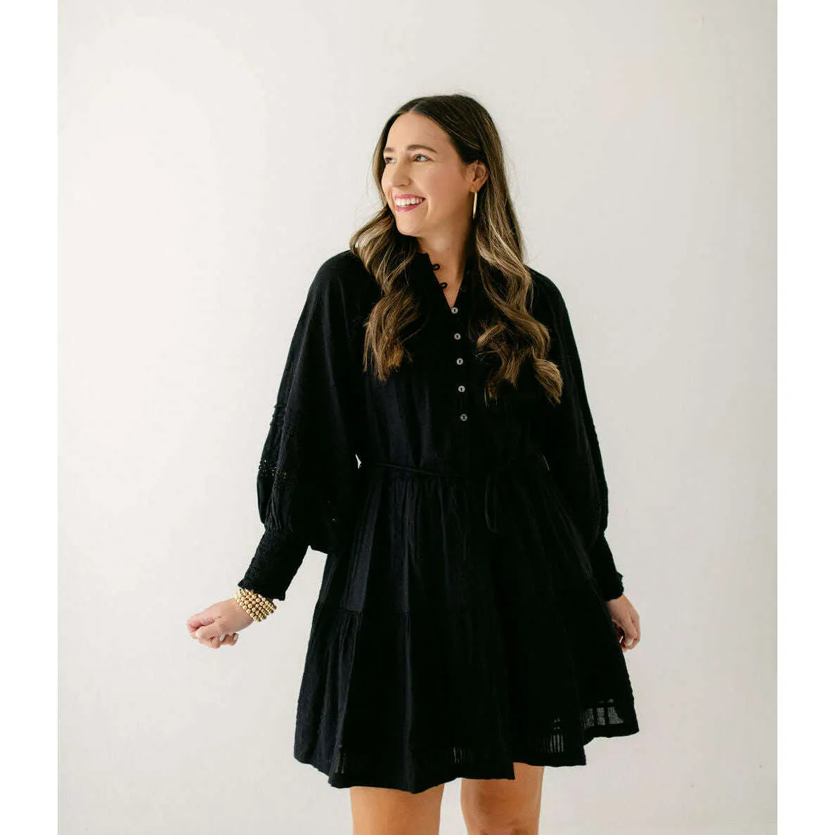 Cleobella Meadow Mini Dress in Black