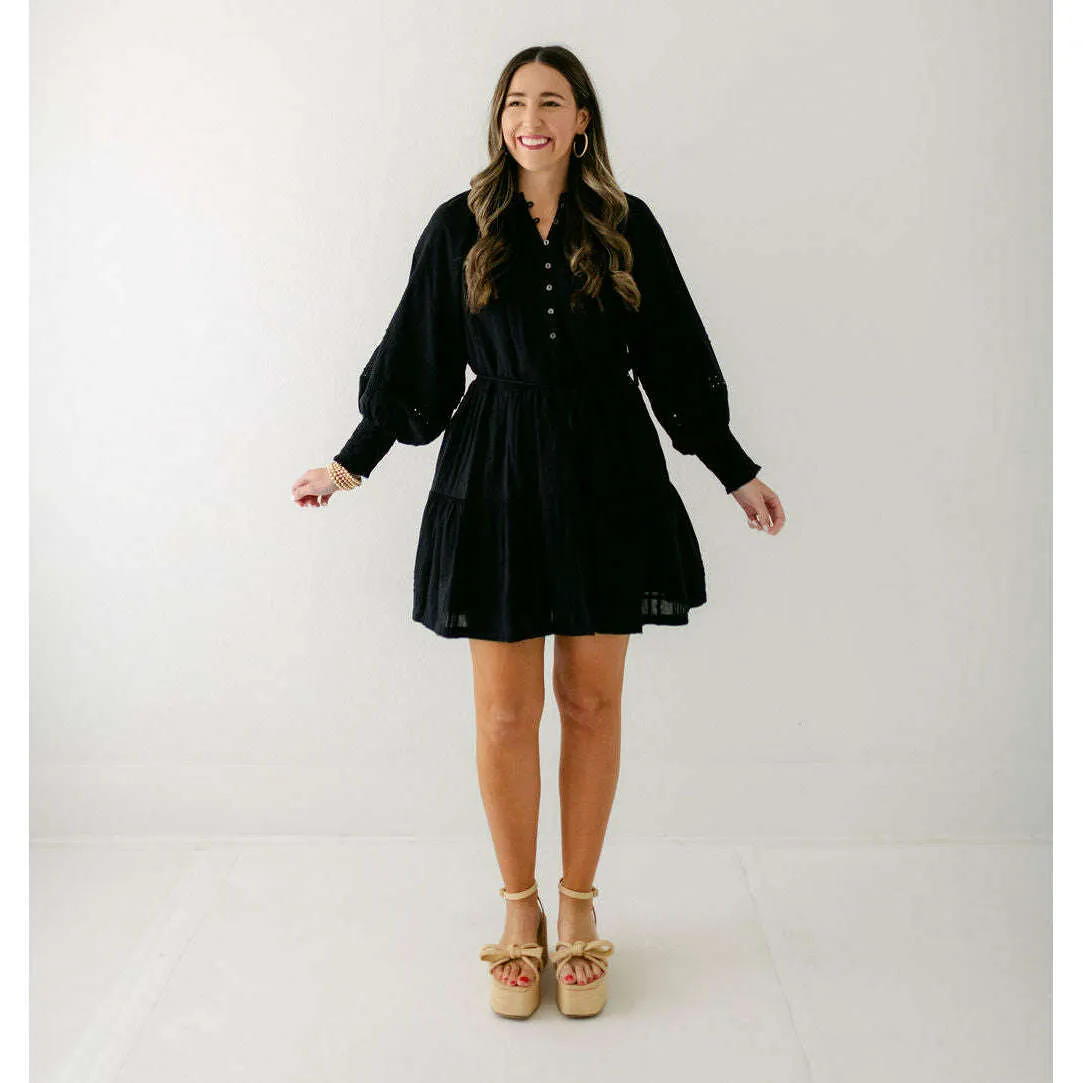 Cleobella Meadow Mini Dress in Black