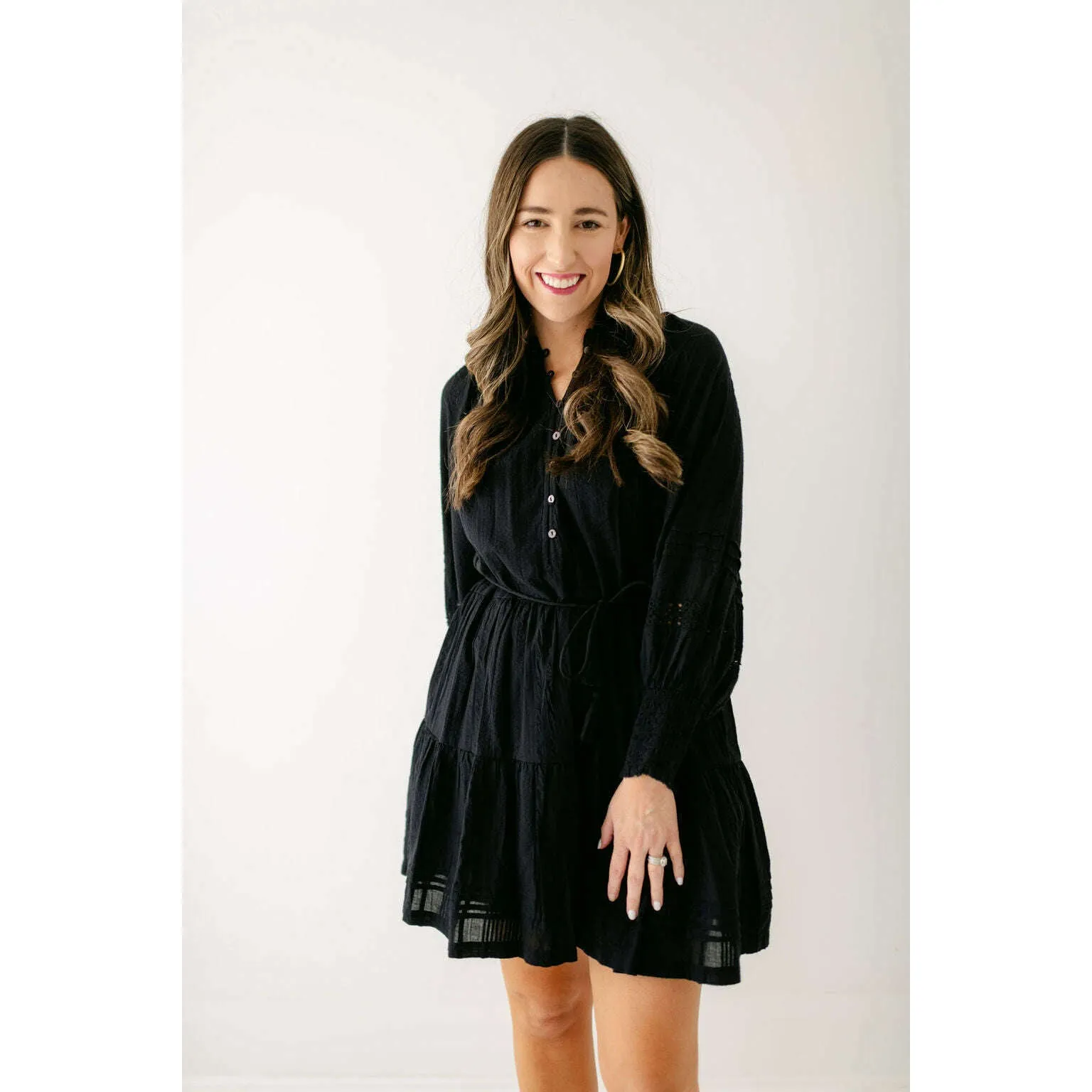 Cleobella Meadow Mini Dress in Black