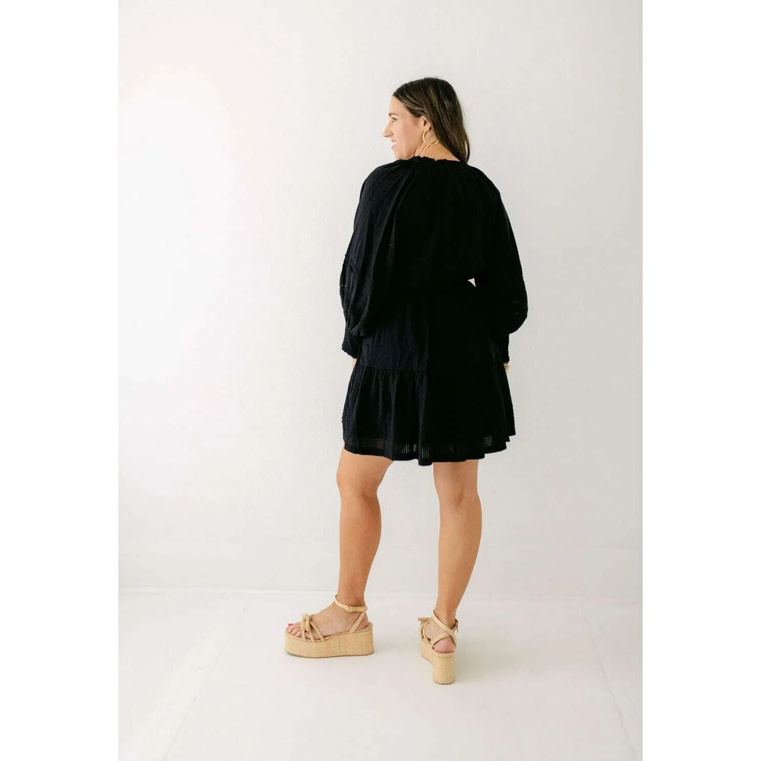Cleobella Meadow Mini Dress in Black