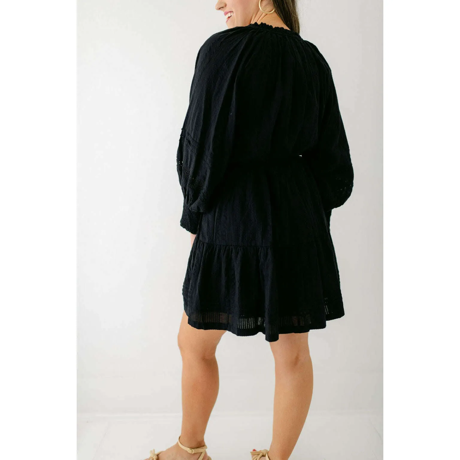 Cleobella Meadow Mini Dress in Black