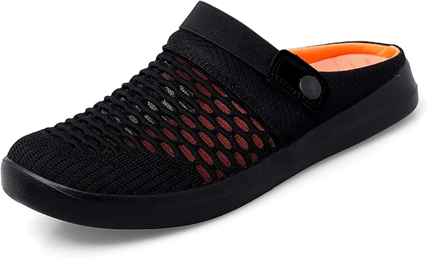 Clogs for Women Summer Casual Slip-on Mesh Mules Shoes Breathable Hollow Out Slippers Comfortable Closed Toe Sandals Fashion Open Back Slip On Shoes Lightweight Walking Slippers
