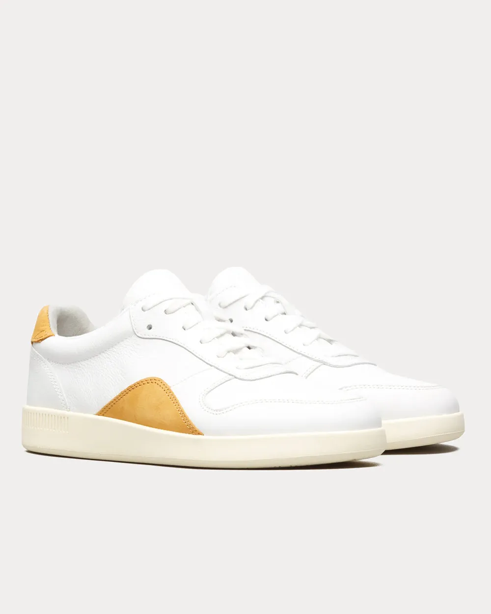 Court White Mustard Low Top Sneakers