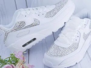 Custom Crystal Wedding Bridal Nike Air Max 90