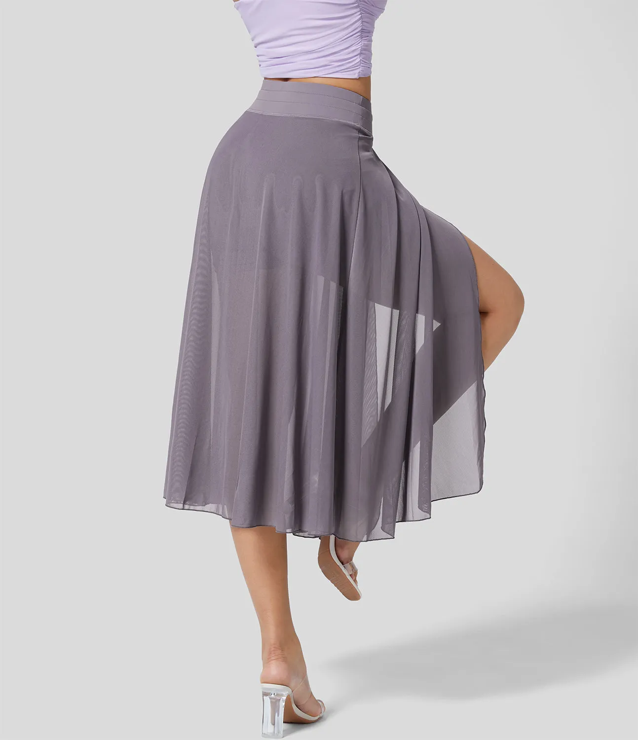 Eliara - Versatile High Waist 2-in-1 Skirt