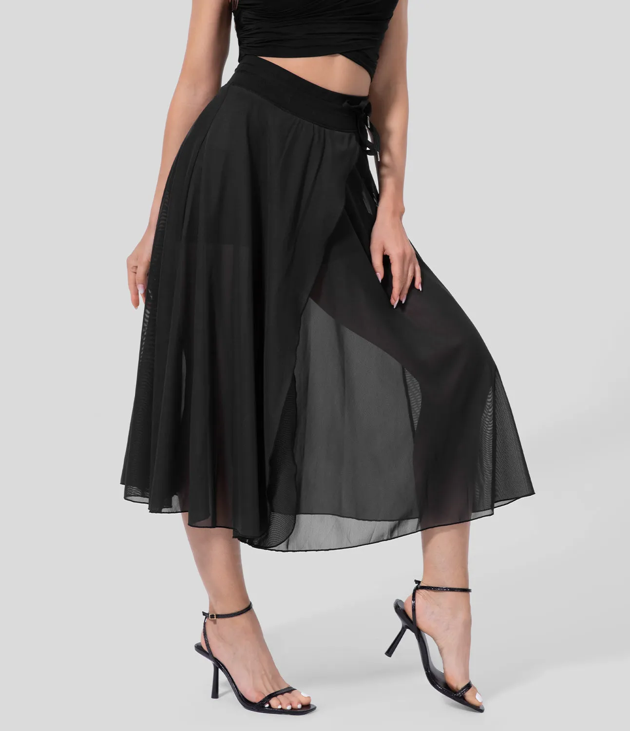 Eliara - Versatile High Waist 2-in-1 Skirt