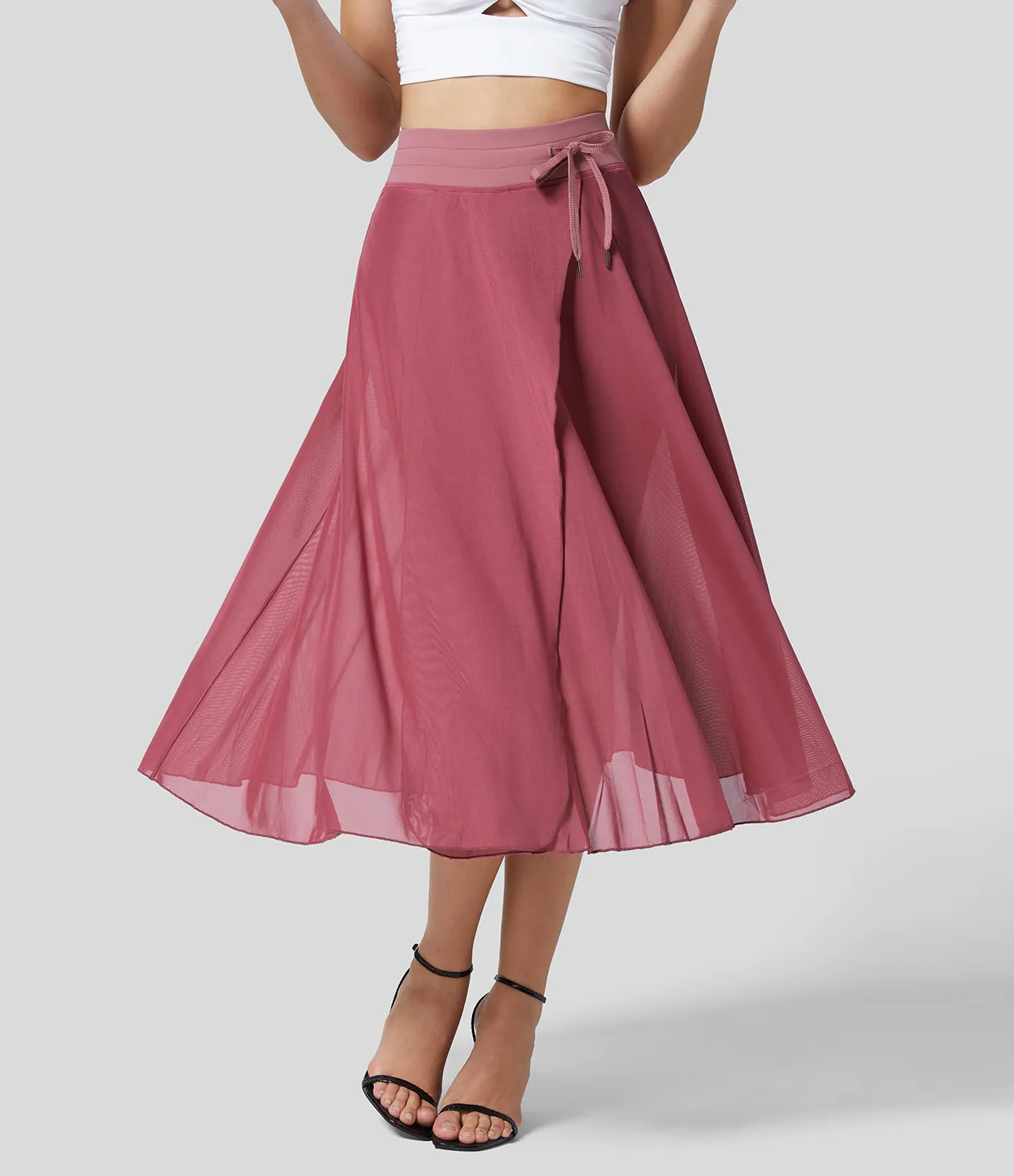 Eliara - Versatile High Waist 2-in-1 Skirt