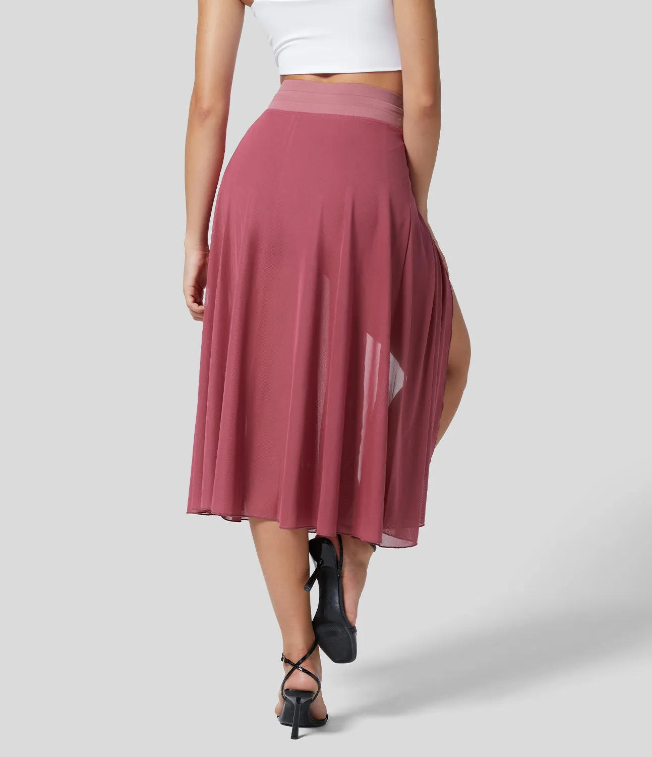 Eliara - Versatile High Waist 2-in-1 Skirt