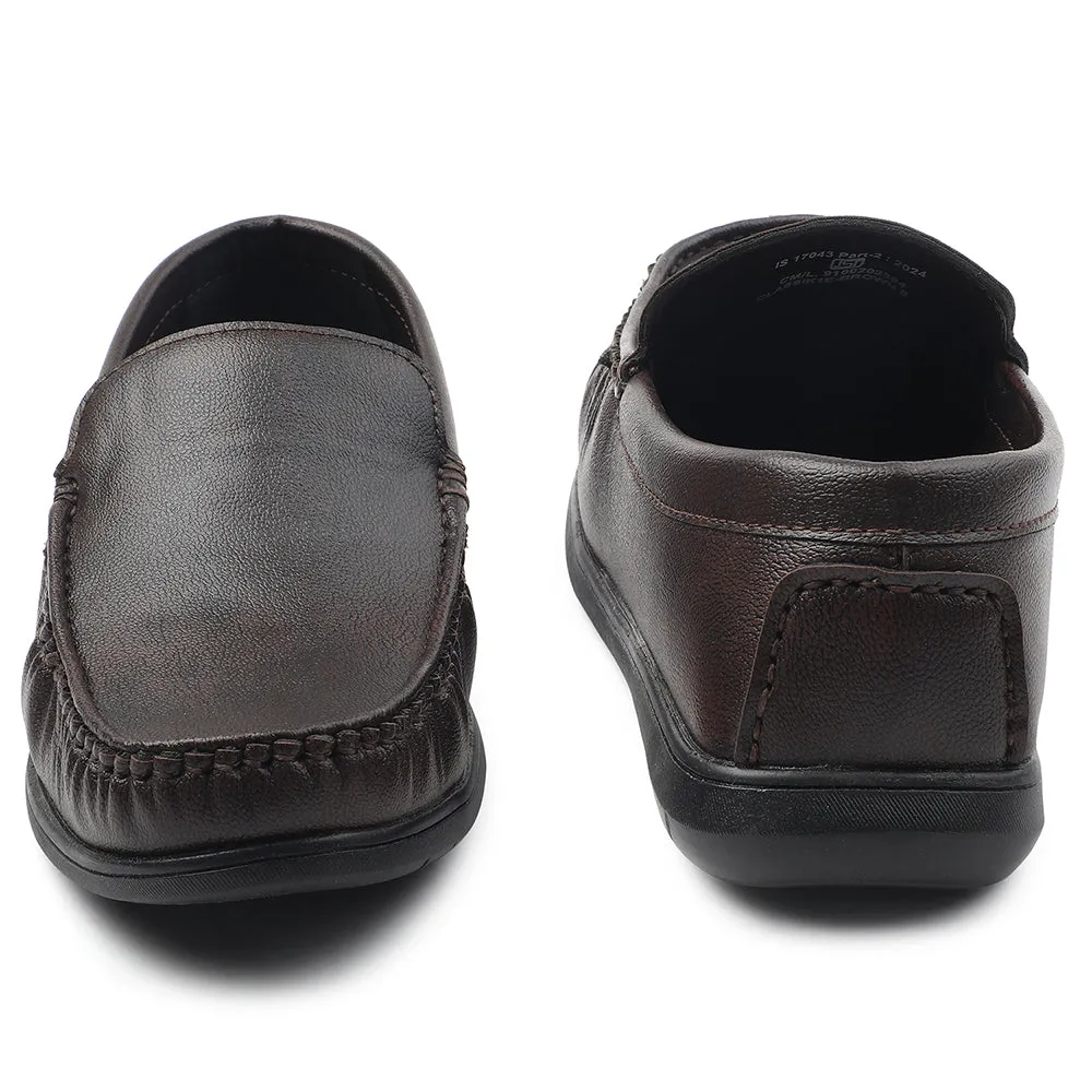 Fortune Brown Formal Loafers For Men CLASSIK-1E By Liberty