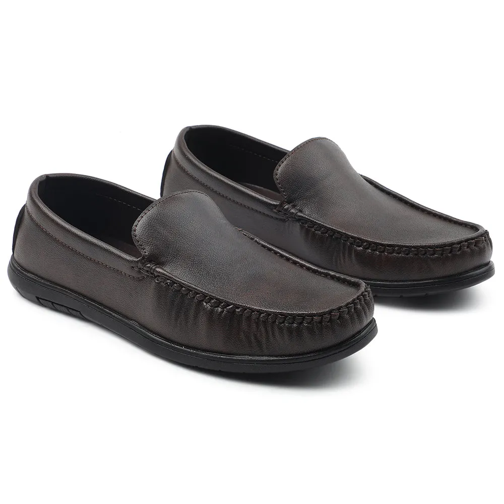 Fortune Brown Formal Loafers For Men CLASSIK-1E By Liberty