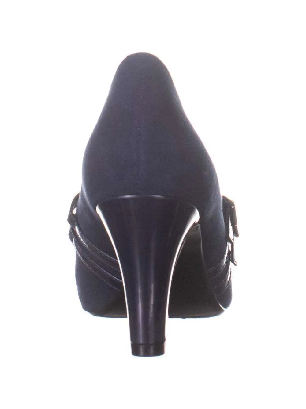 Giani Bernini Womens Vallay Leather Closed Toe Mary Jane Pumps Blue Shoe Size 6