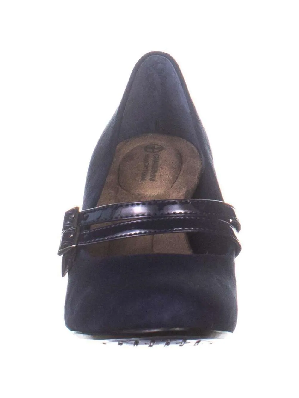 Giani Bernini Womens Vallay Leather Closed Toe Mary Jane Pumps Blue Shoe Size 6