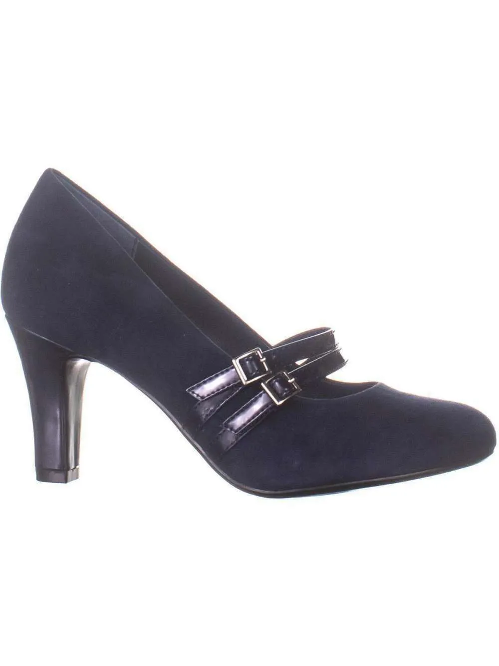 Giani Bernini Womens Vallay Leather Closed Toe Mary Jane Pumps Blue Shoe Size 6