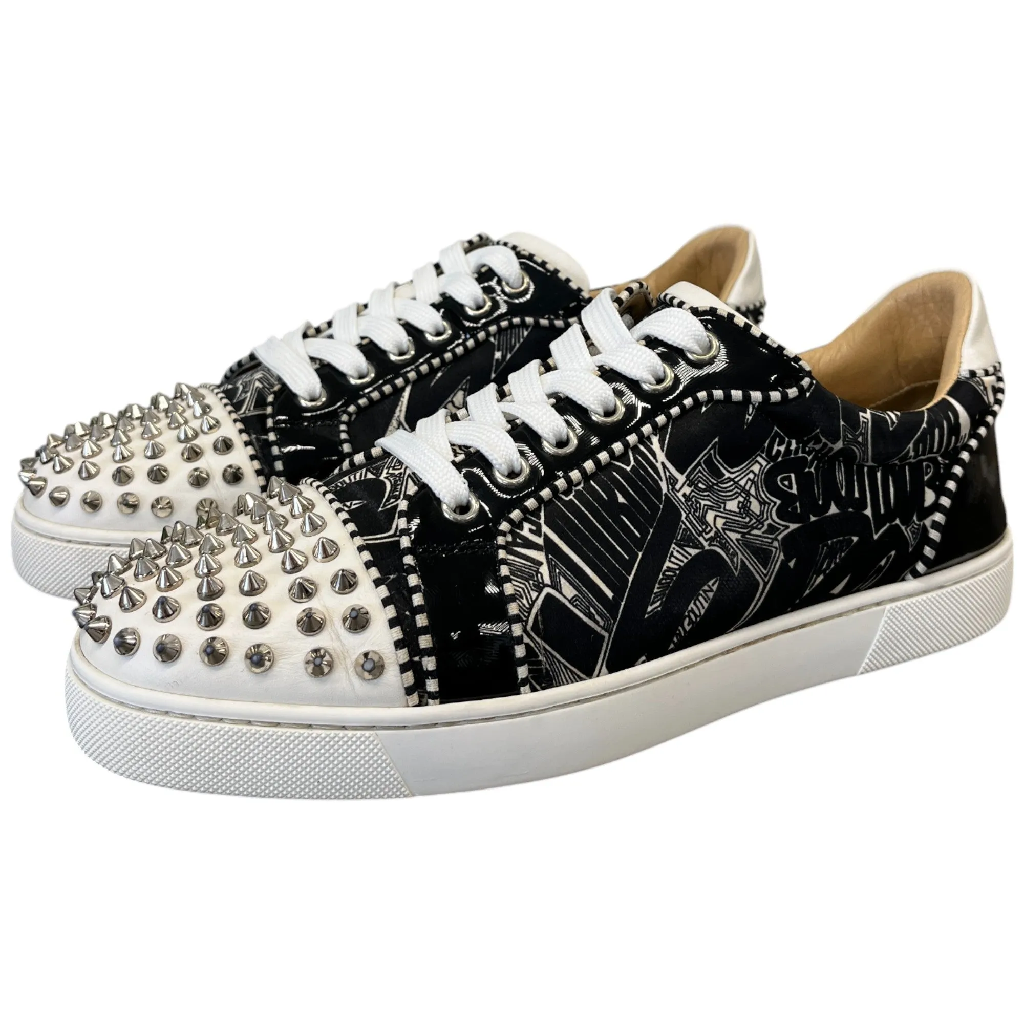 Men's Vieira 2 Flat Low Trainers Black Size EU 41 / UK 7