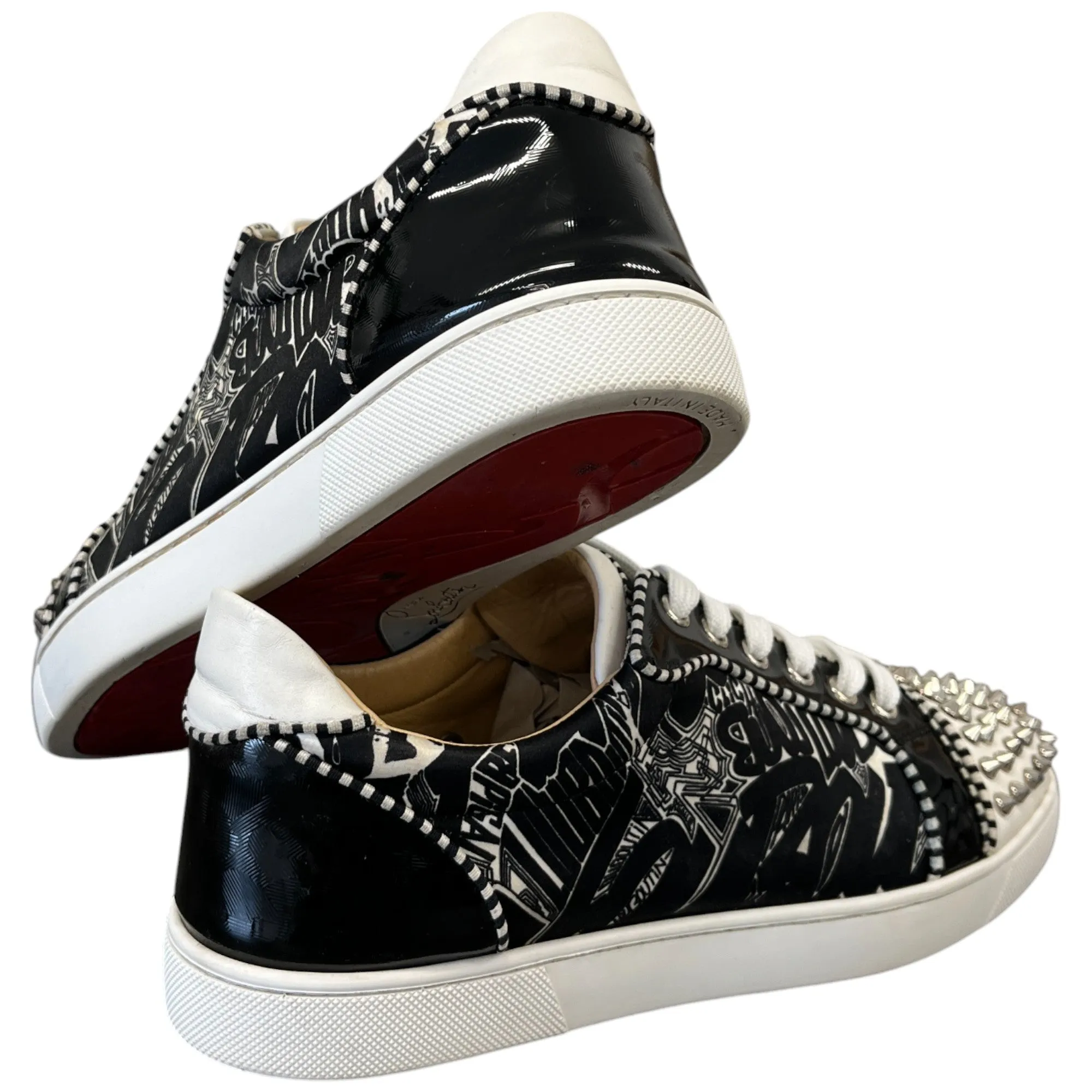 Men's Vieira 2 Flat Low Trainers Black Size EU 41 / UK 7