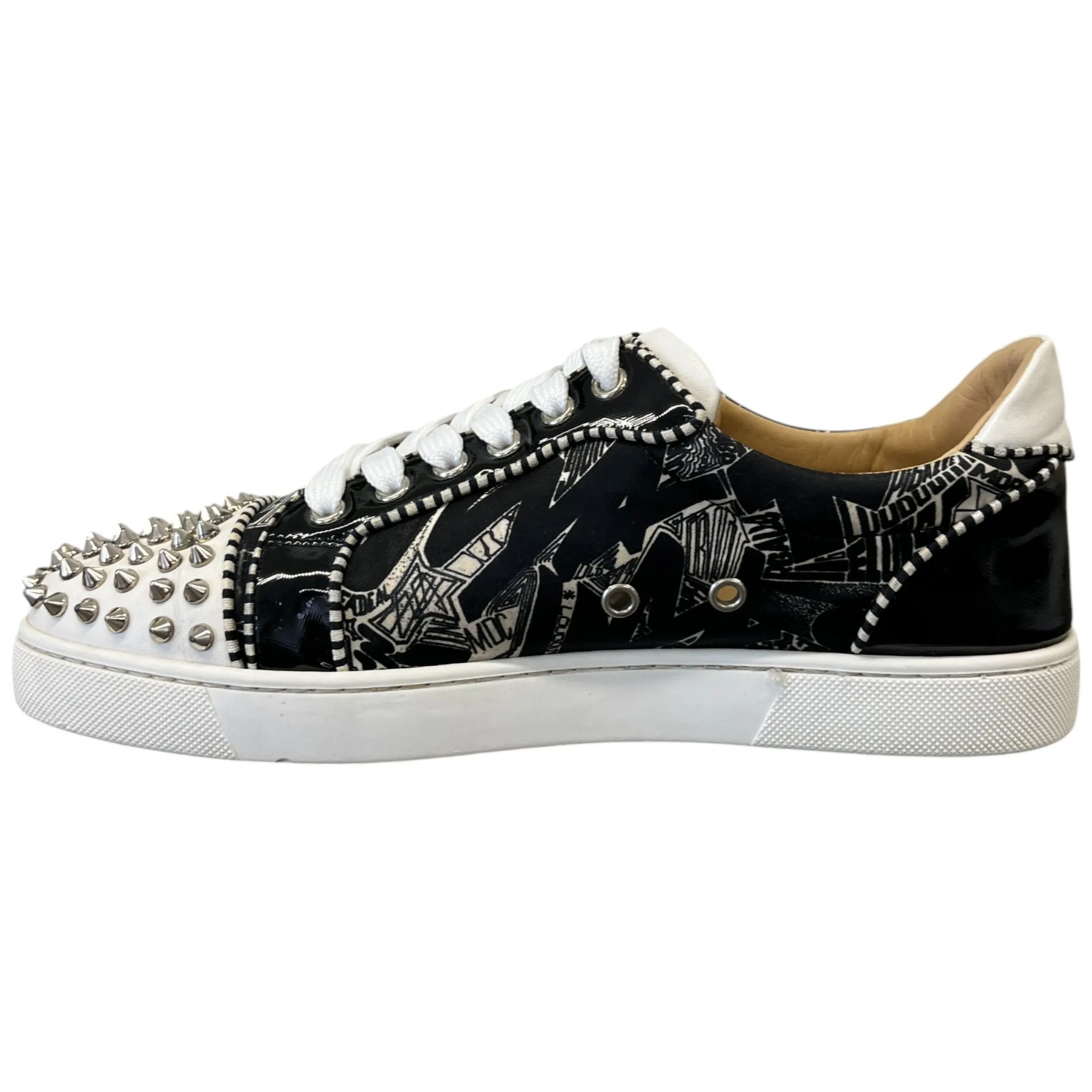 Men's Vieira 2 Flat Low Trainers Black Size EU 41 / UK 7