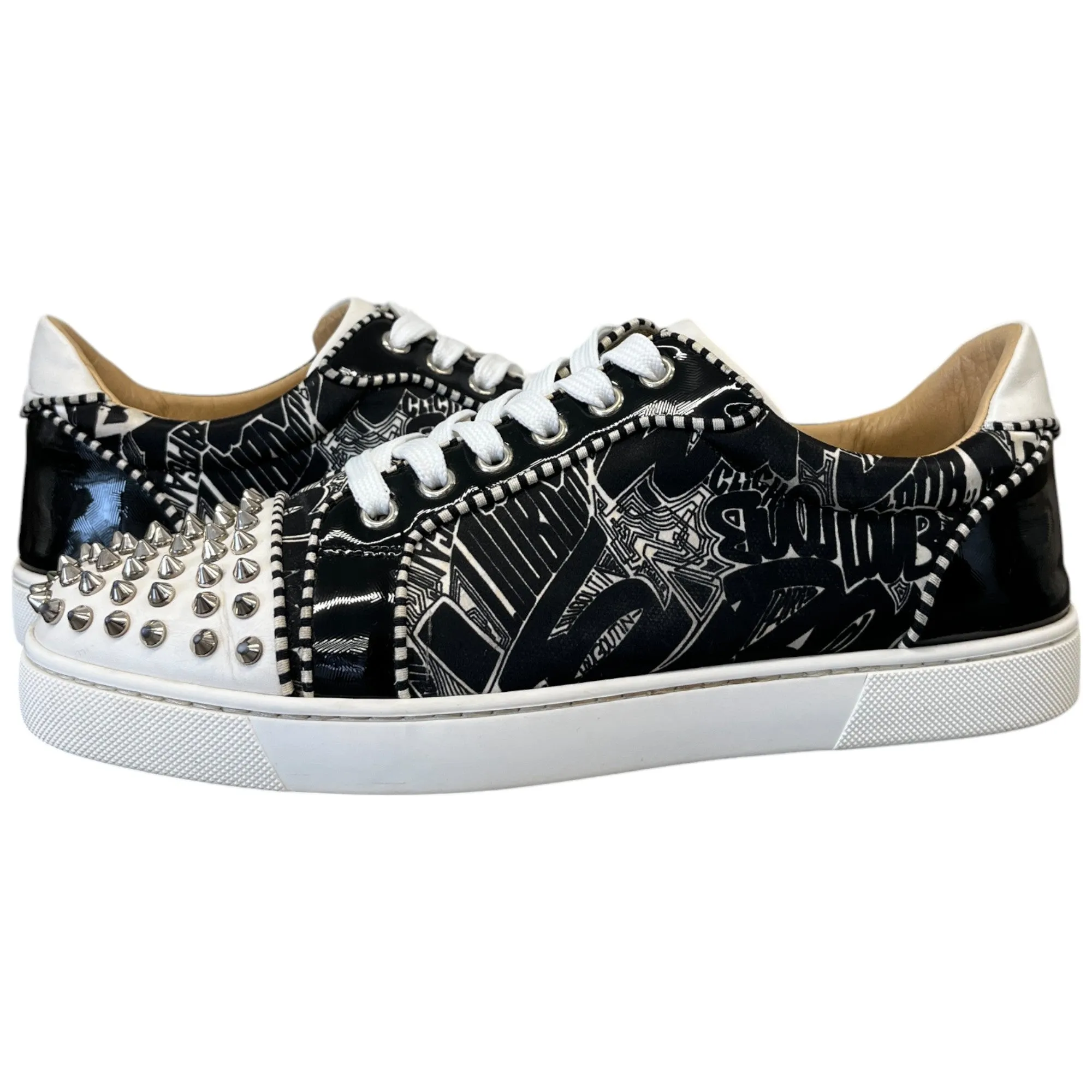 Men's Vieira 2 Flat Low Trainers Black Size EU 41 / UK 7