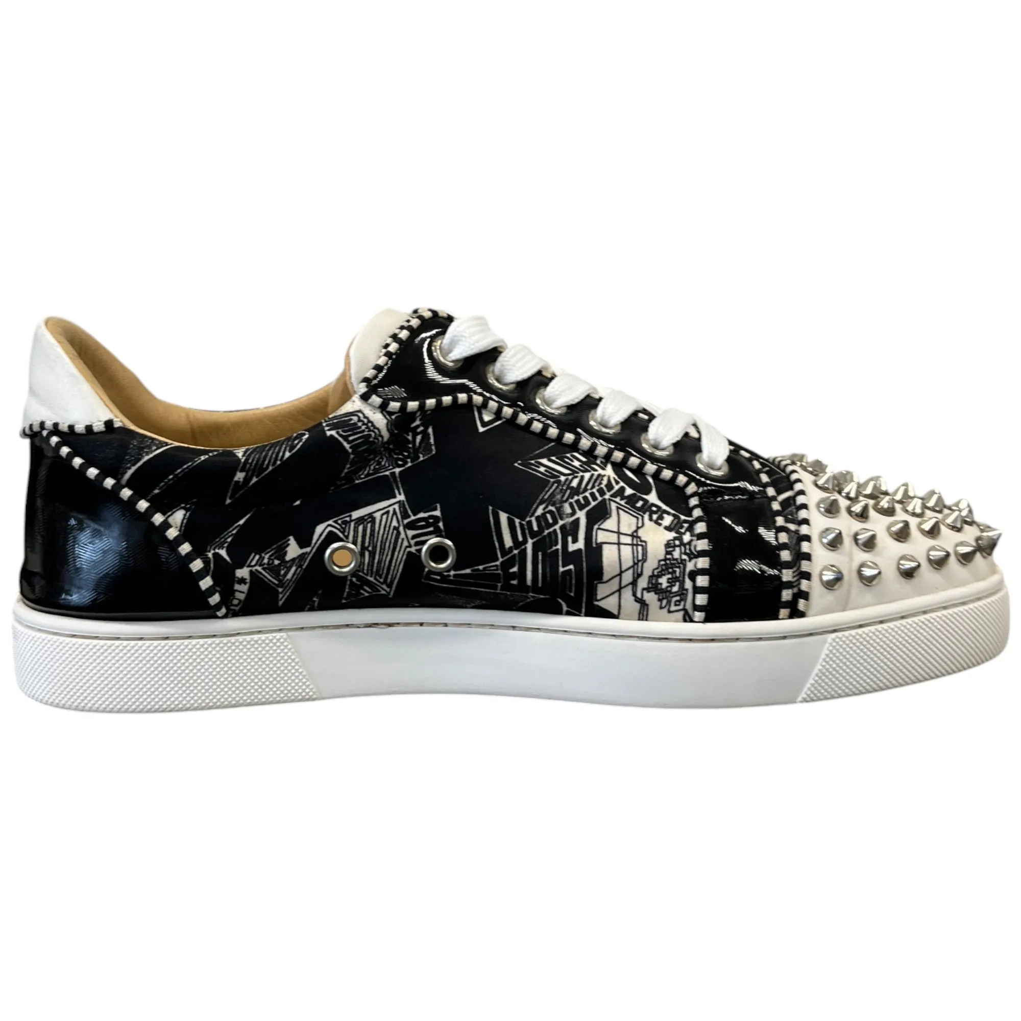 Men's Vieira 2 Flat Low Trainers Black Size EU 41 / UK 7