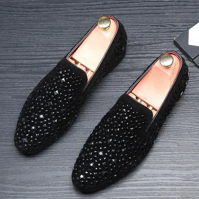 New Arrival Trendy Pointed Toe Luxury Rhinestone Moccasins -Jack Marc