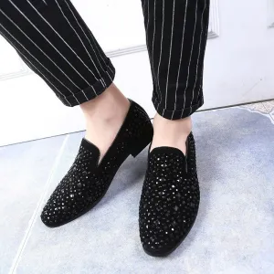 New Arrival Trendy Pointed Toe Luxury Rhinestone Moccasins -Jack Marc