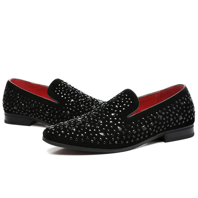 New Arrival Trendy Pointed Toe Luxury Rhinestone Moccasins -Jack Marc