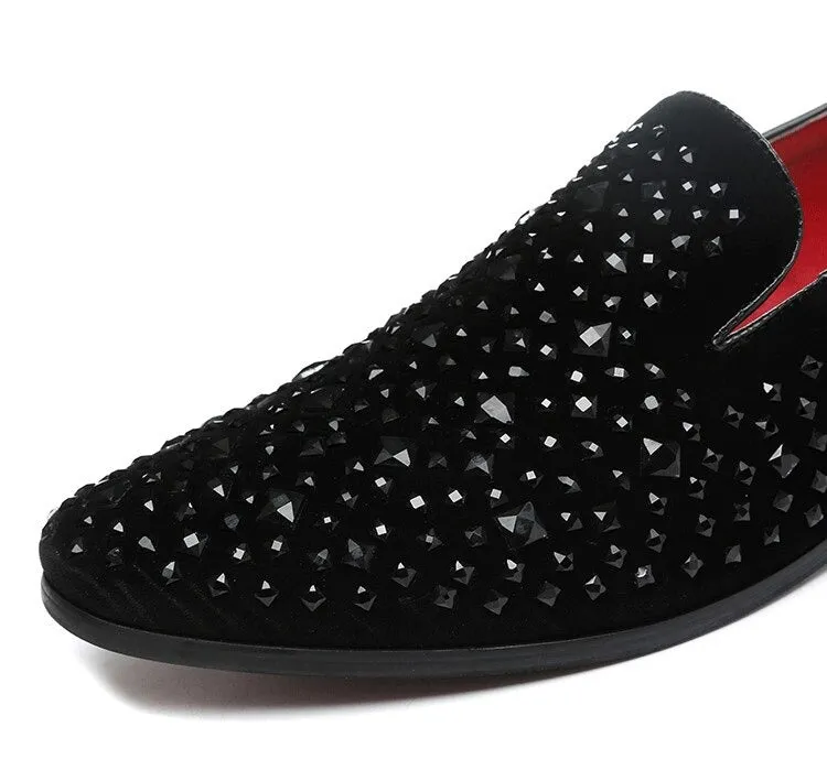 New Arrival Trendy Pointed Toe Luxury Rhinestone Moccasins -Jack Marc