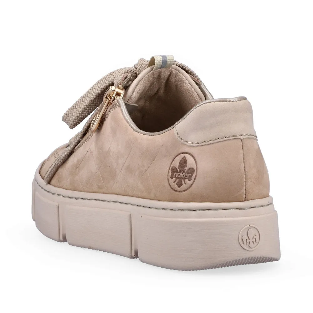 Rieker Ladies Lace Up Chunky Sole Sneaker