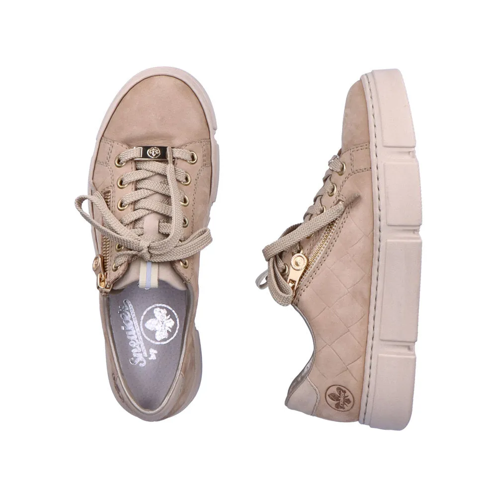 Rieker Ladies Lace Up Chunky Sole Sneaker