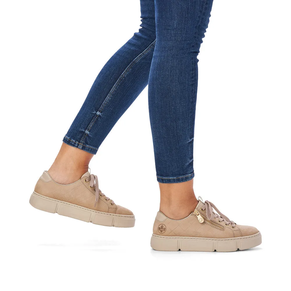 Rieker Ladies Lace Up Chunky Sole Sneaker
