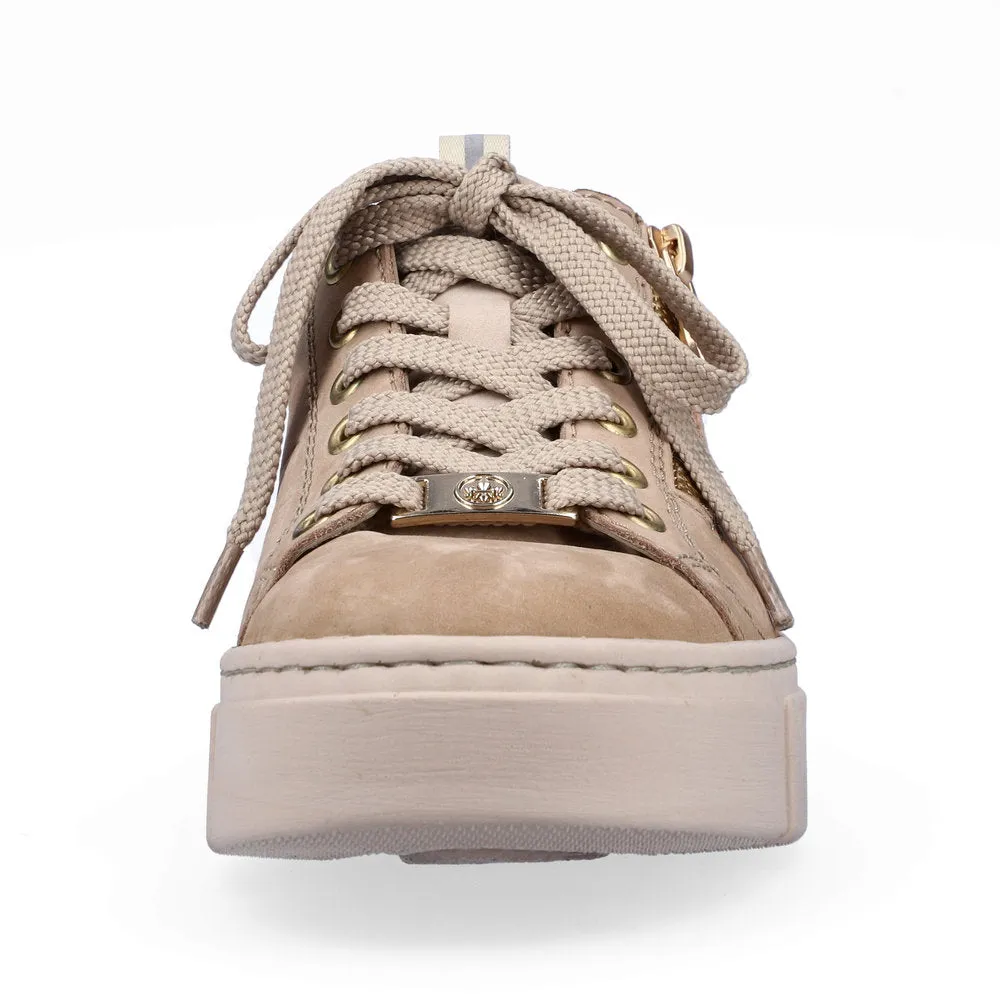 Rieker Ladies Lace Up Chunky Sole Sneaker
