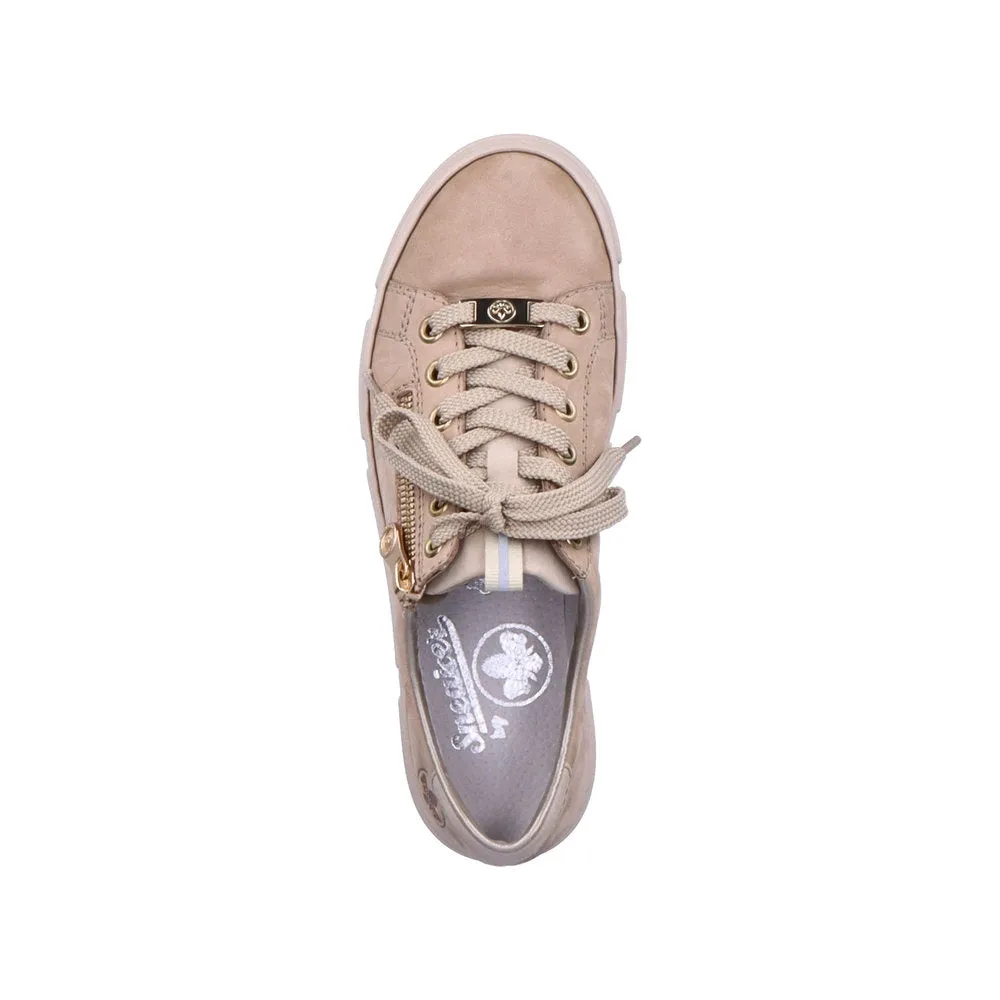 Rieker Ladies Lace Up Chunky Sole Sneaker