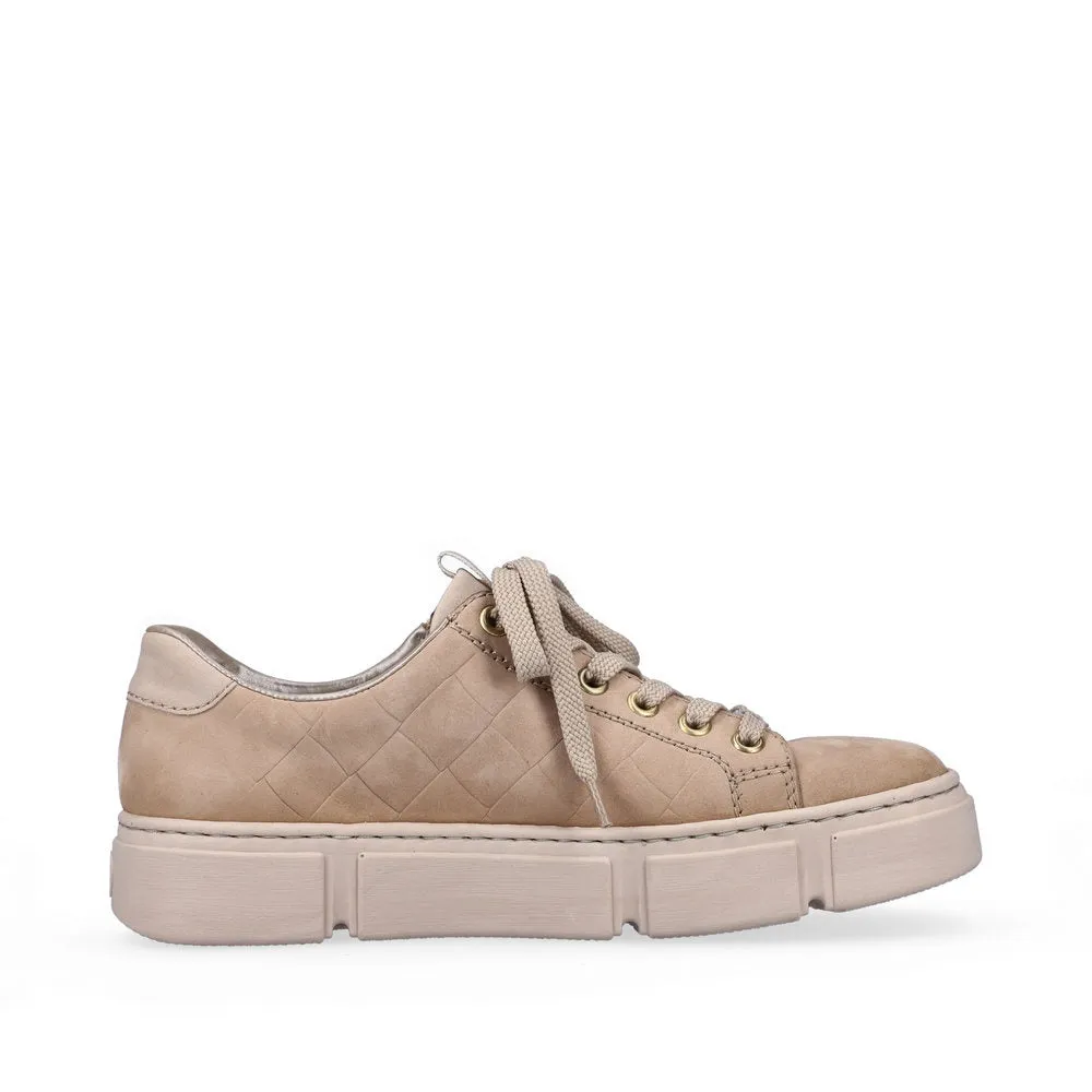 Rieker Ladies Lace Up Chunky Sole Sneaker