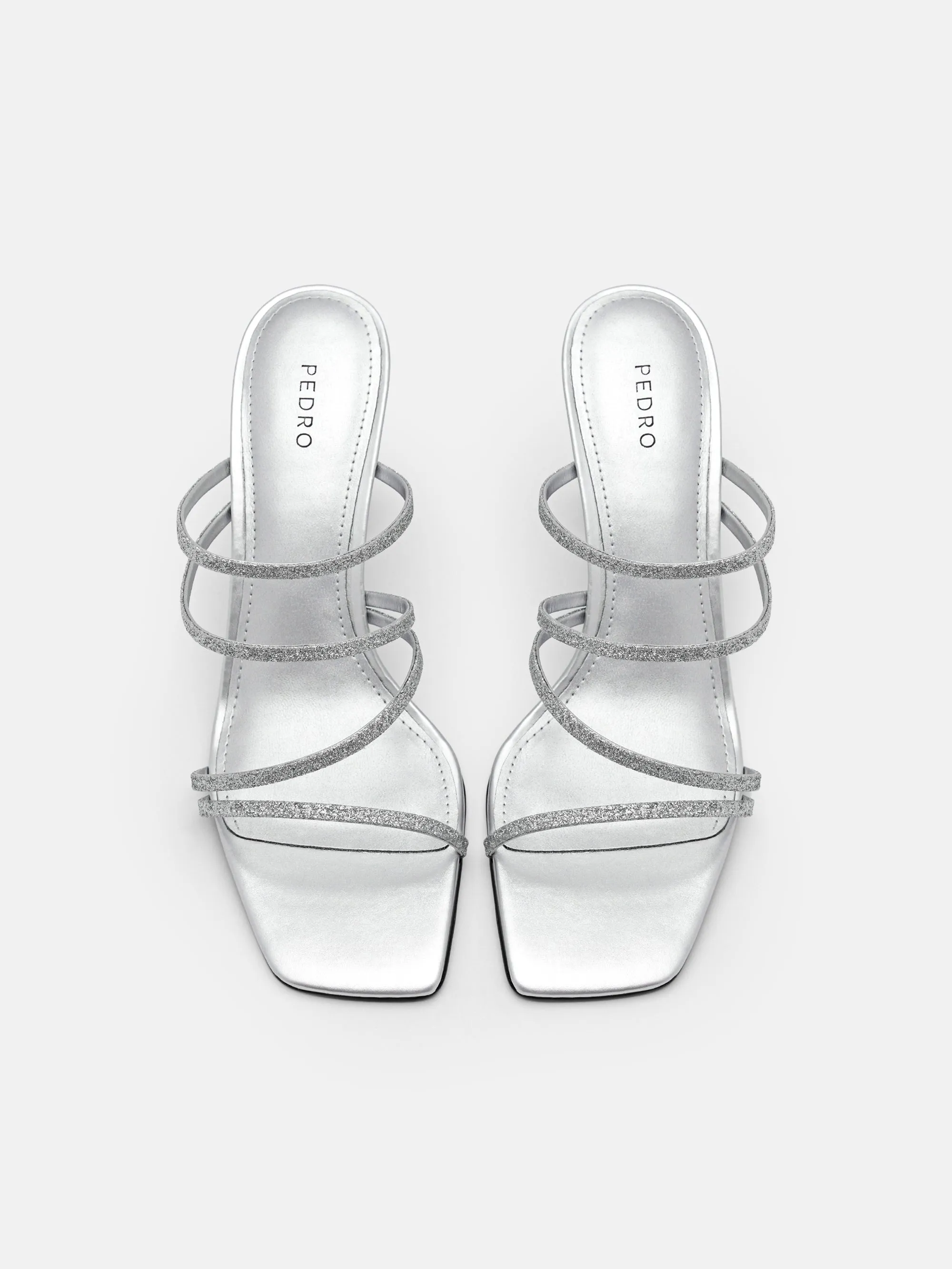 Savannah Glitter Heel Sandals