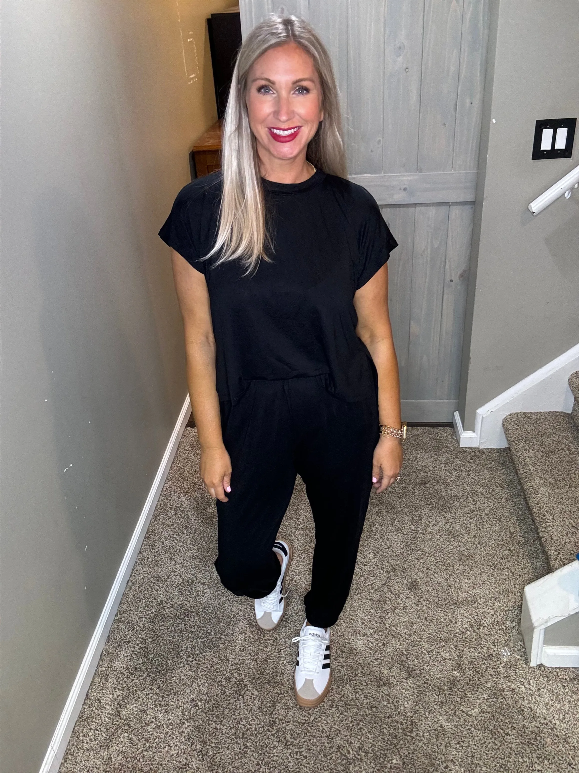Short Sleeve Jumpsuit