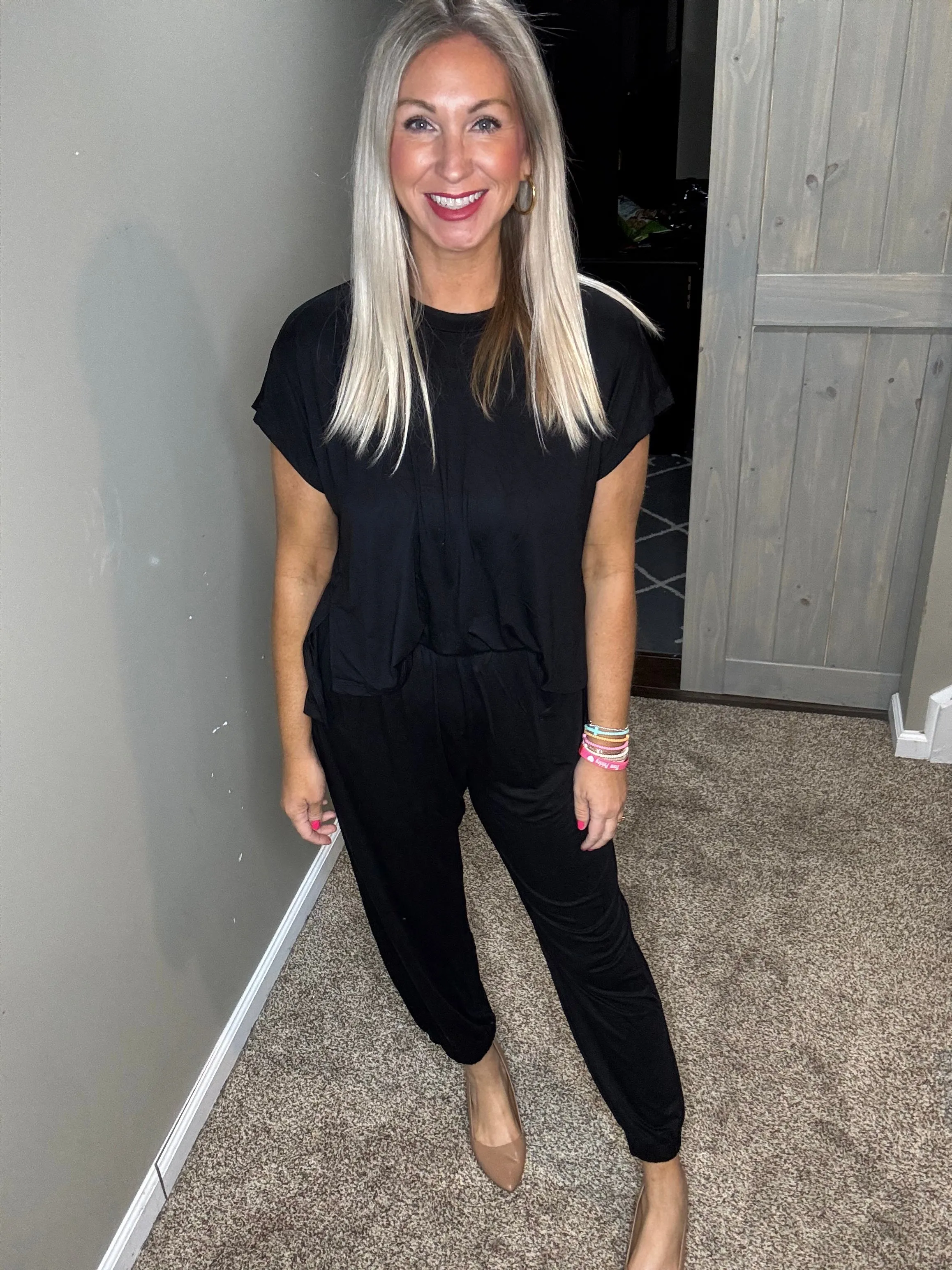 Short Sleeve Jumpsuit