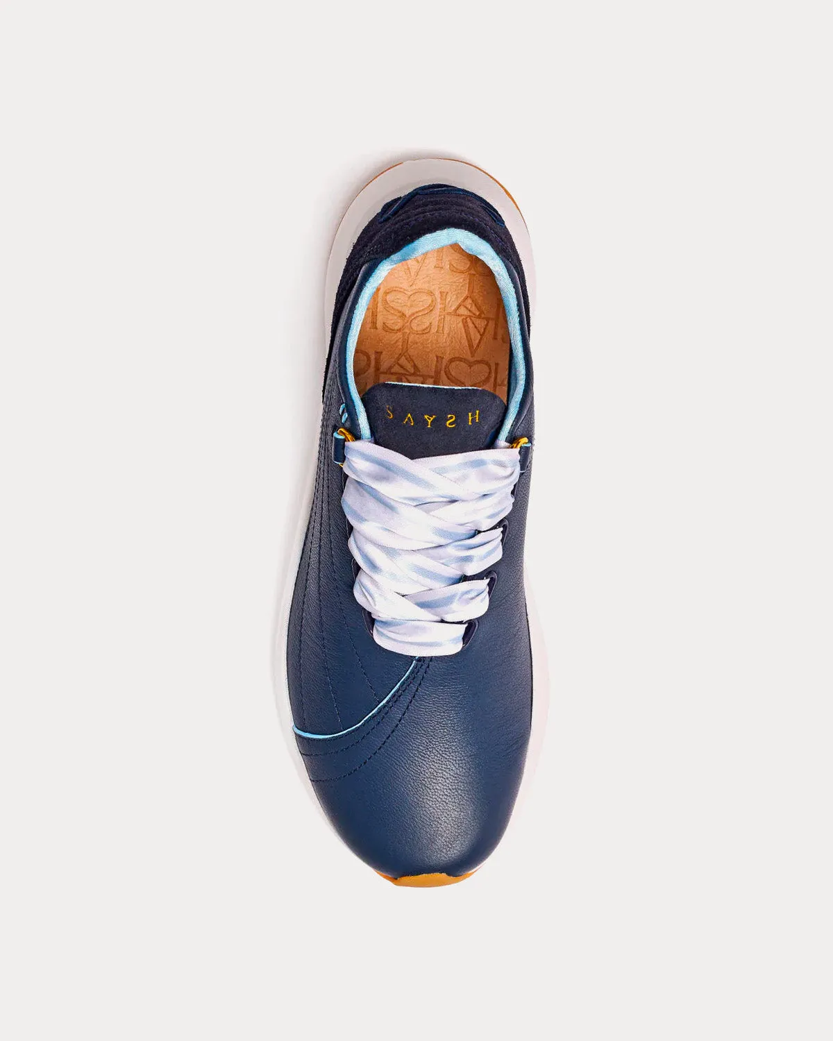 Two Navy Low Top Sneakers