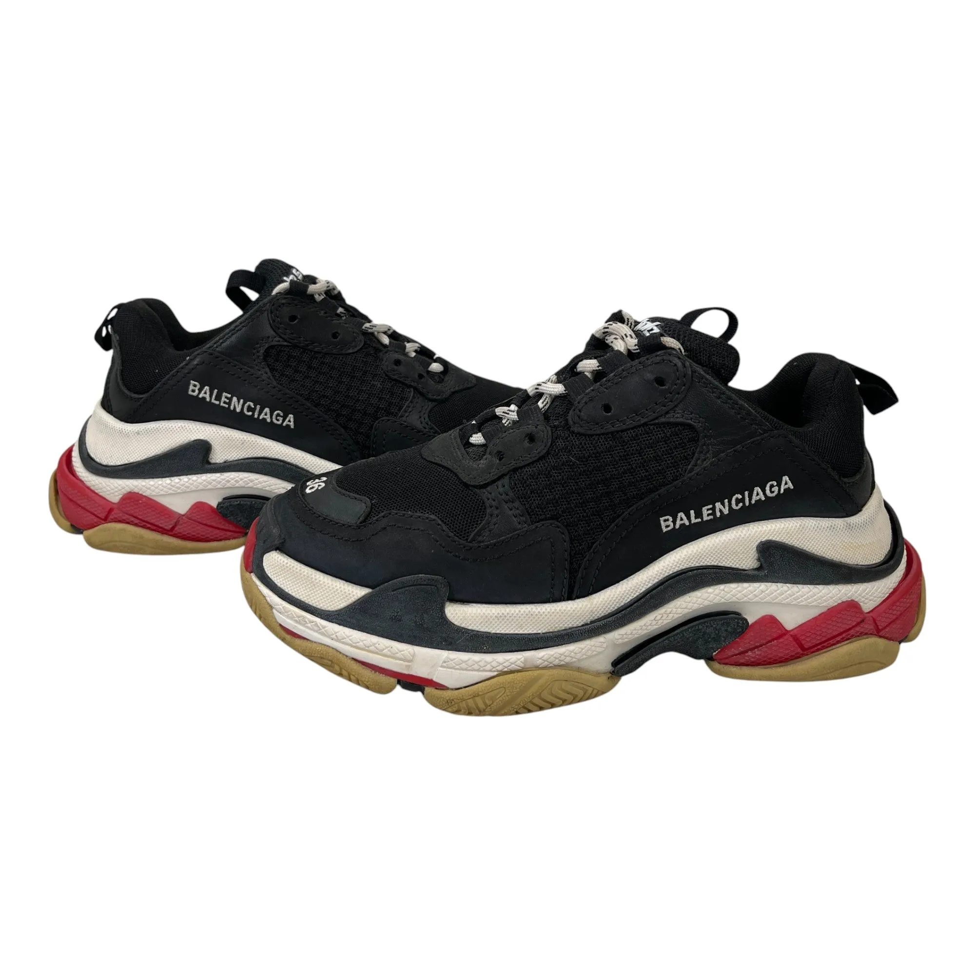 Women's Triple S Low Trainers Black Size EU 36 / UK 3