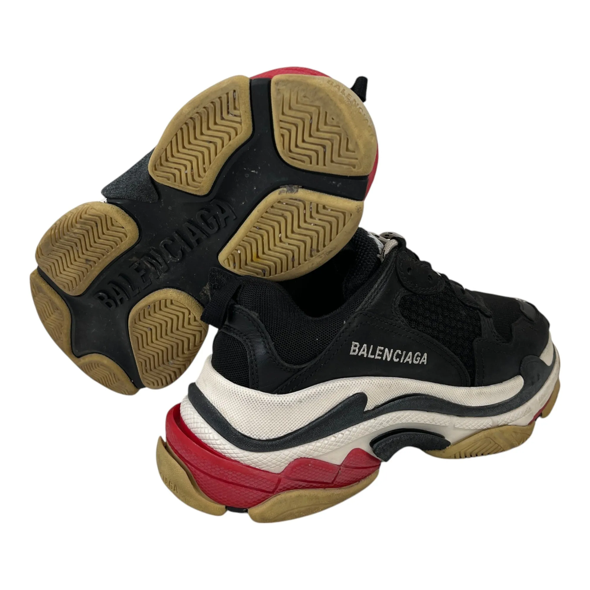 Women's Triple S Low Trainers Black Size EU 36 / UK 3