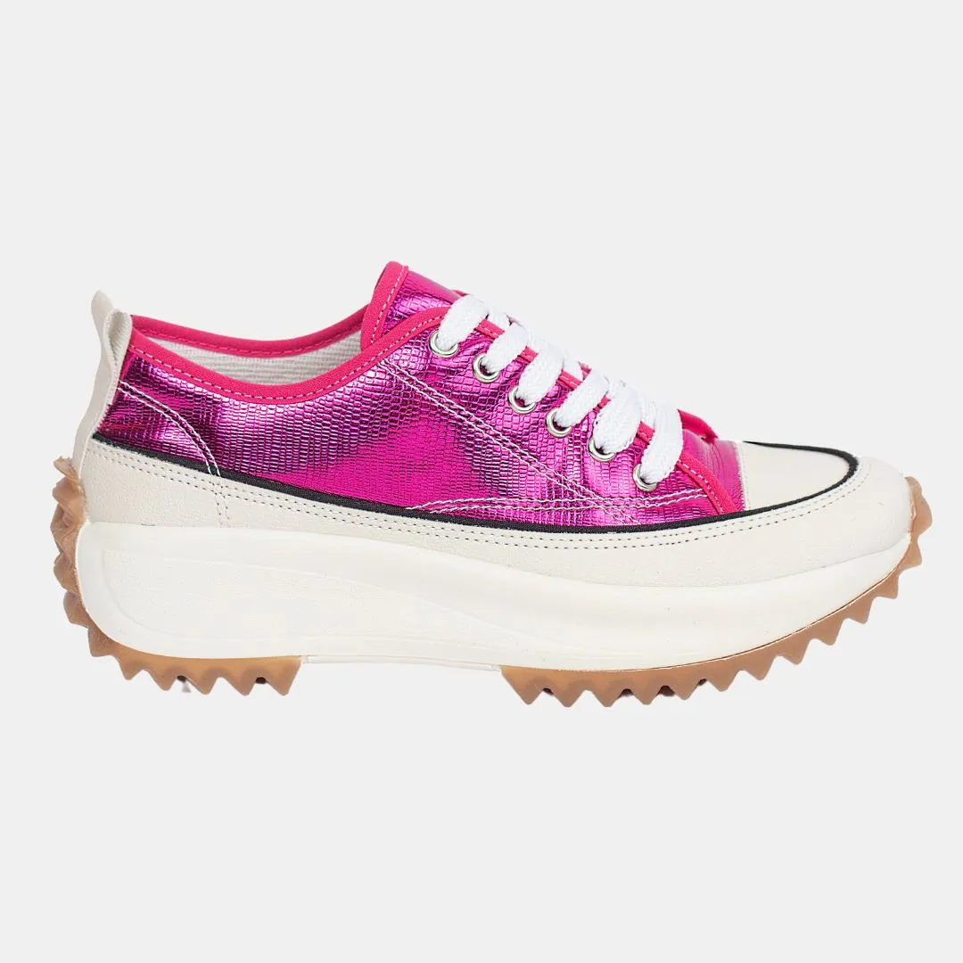 Word On The Street Lace up Sneakers (8 Colors)
