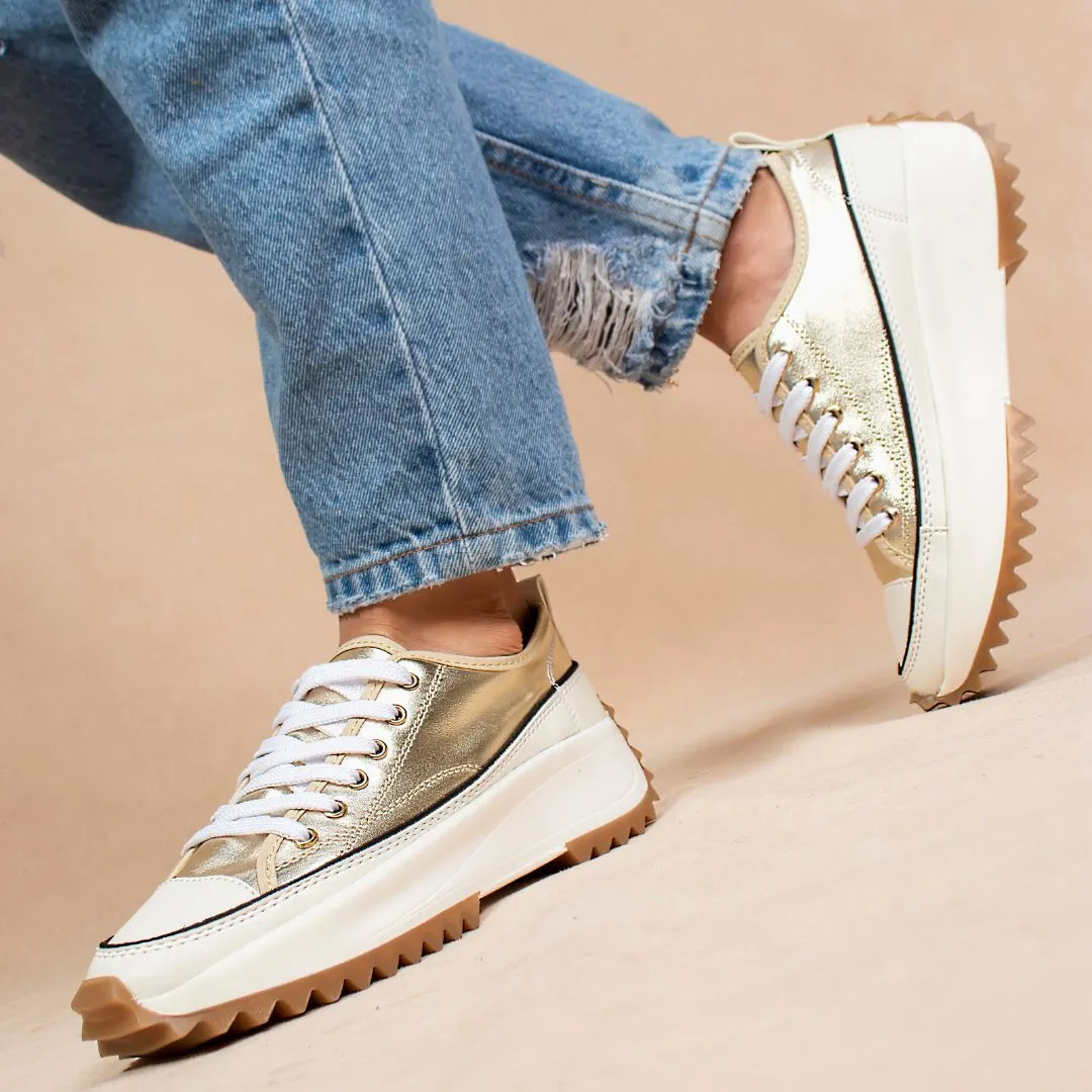 Word On The Street Lace up Sneakers (8 Colors)